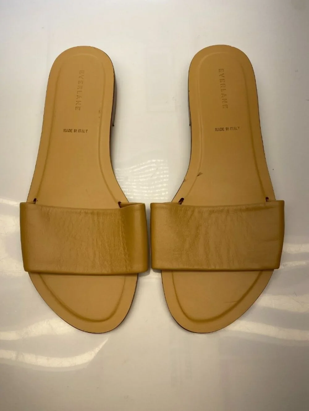 Everlane Womens Leather Tan Sandal Sz 11